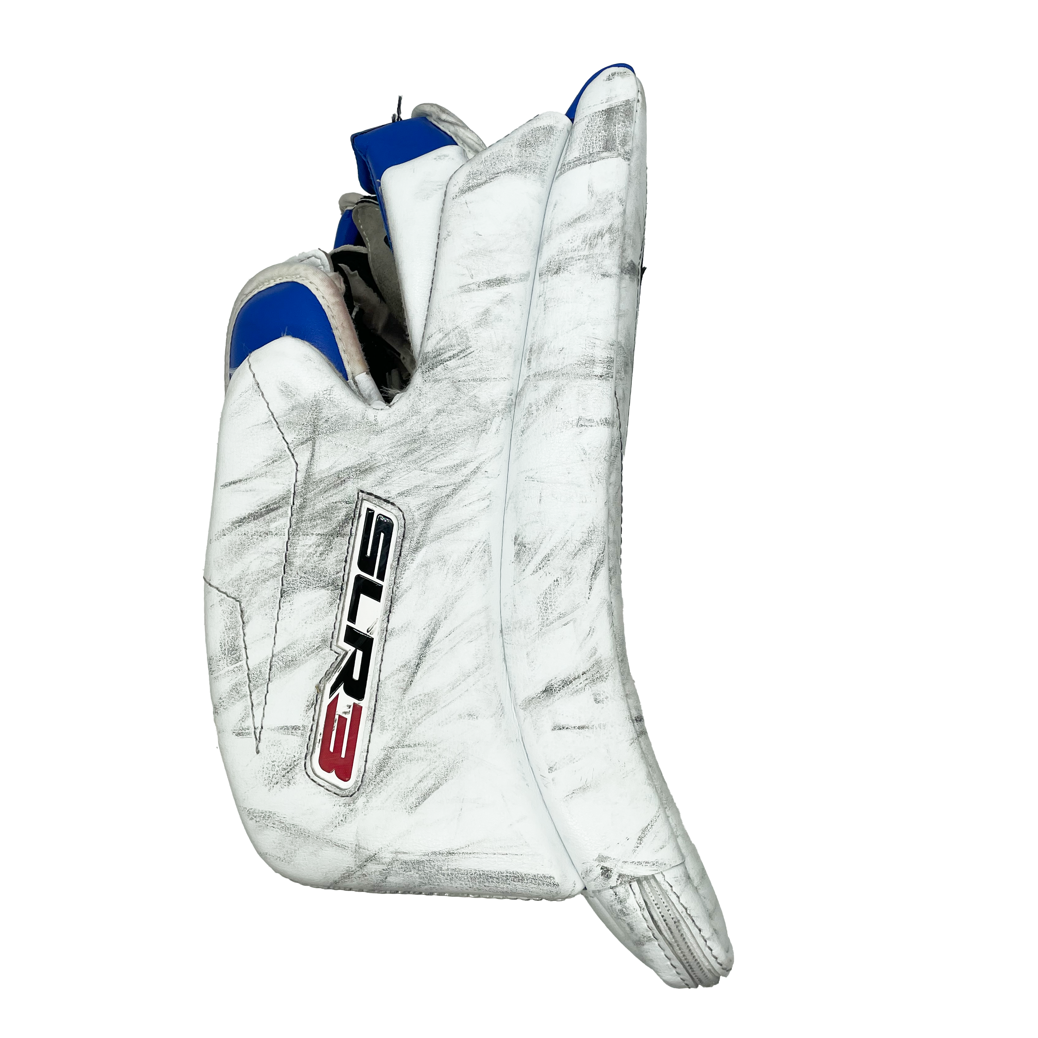 Vaughn Ventus SLR3 - Bloqueur de gardien de but Pro Stock d'occasion (blanc/bleu)